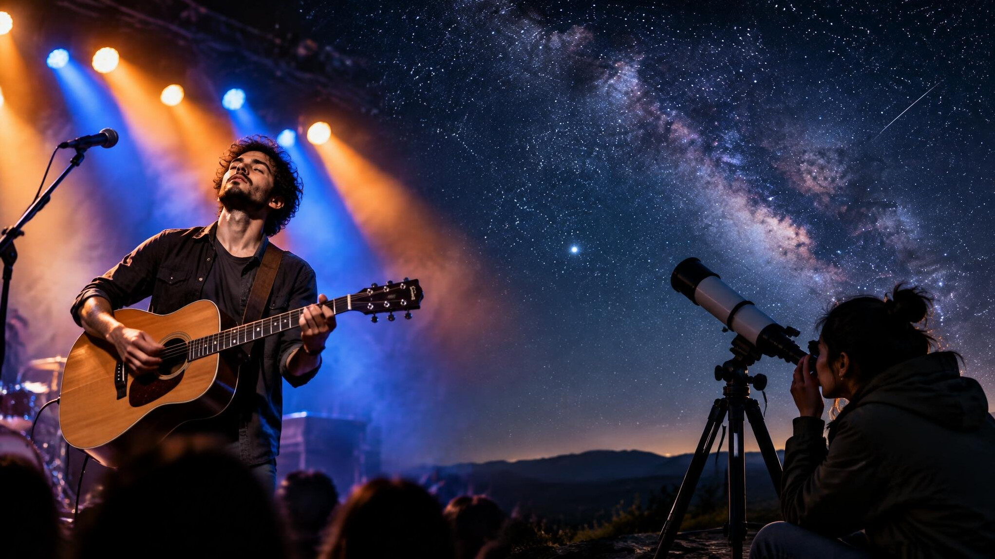 musician playing guitar