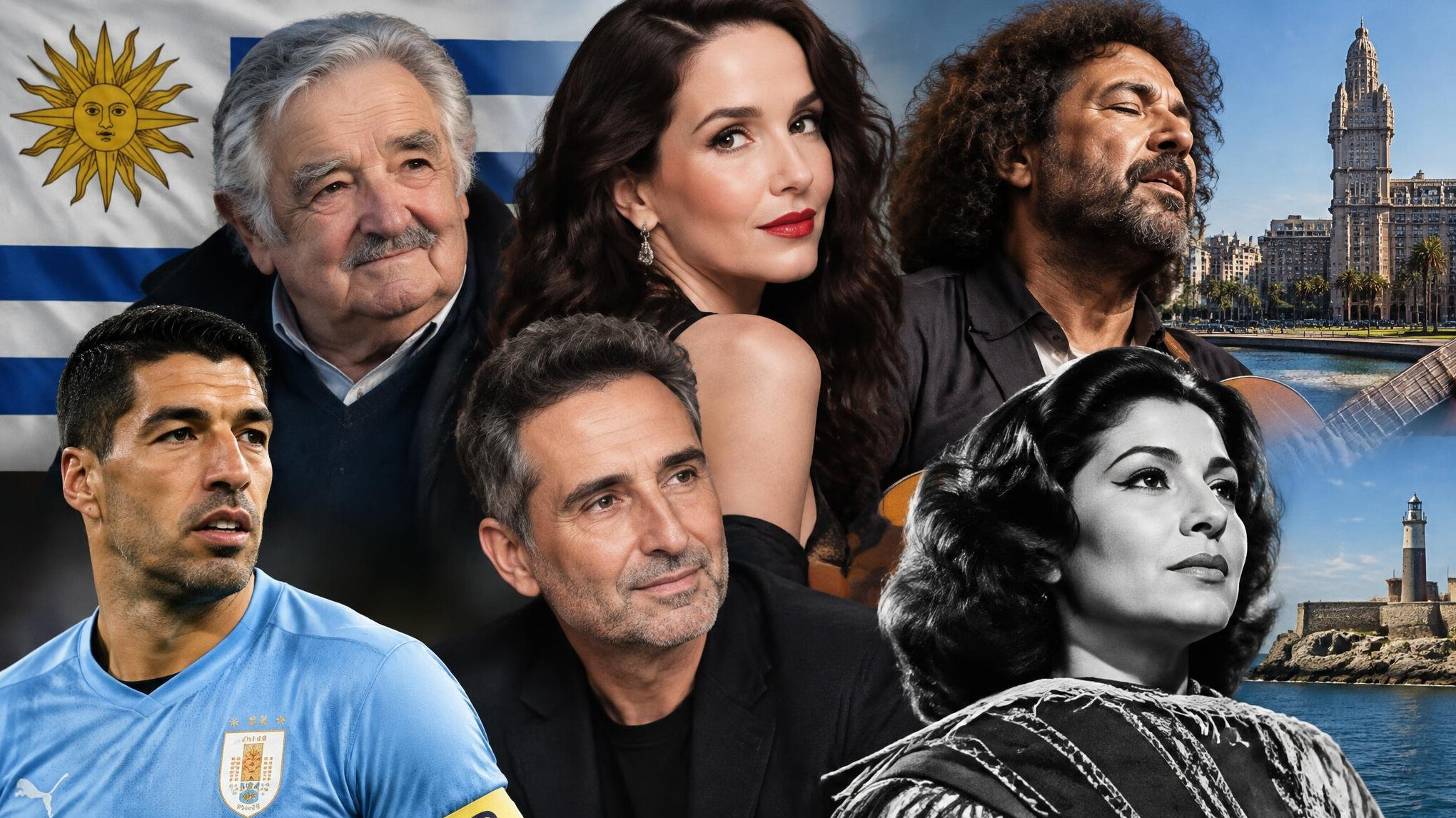 uruguayan celebrities collage