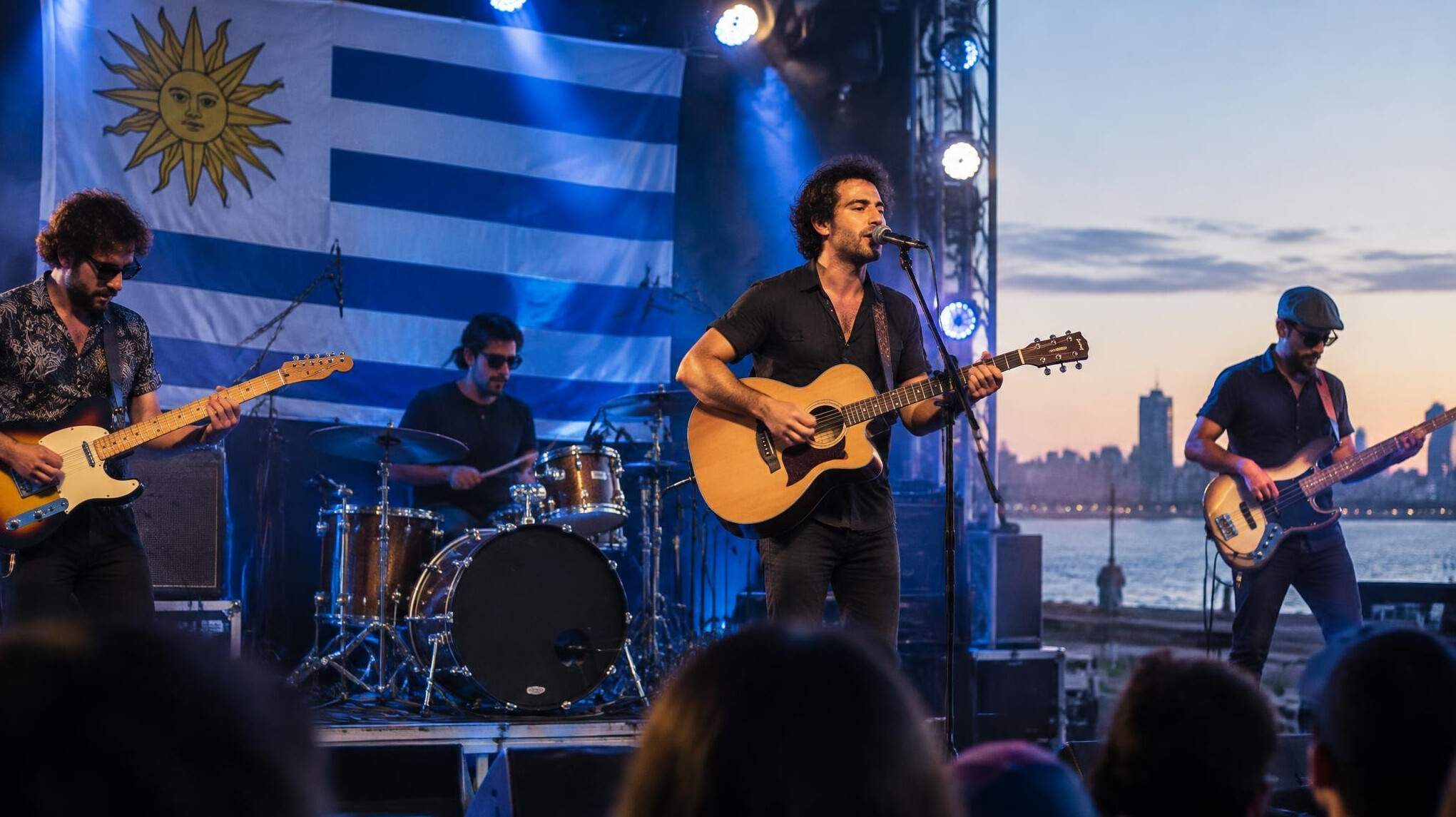 group of musicians playing